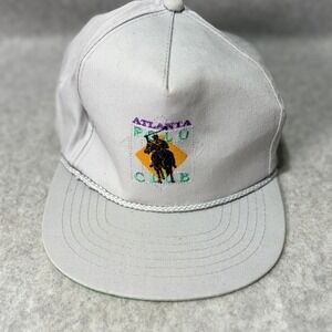 Atlanta Polo Club Hat Vintage Rope Snapback Golf‎ Cap One Size